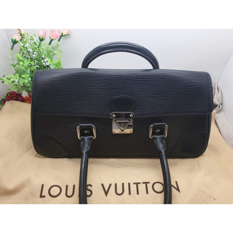 Lot - LOUIS VUITTON Sac à main Louis Vuitton en cuir epi noir