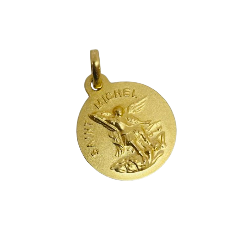 Pendentif Symbole Or Jaune 18k Saint Michel