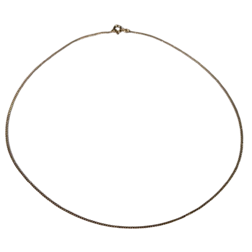 Collier Princesse Or Jaune 18K Gourmette
