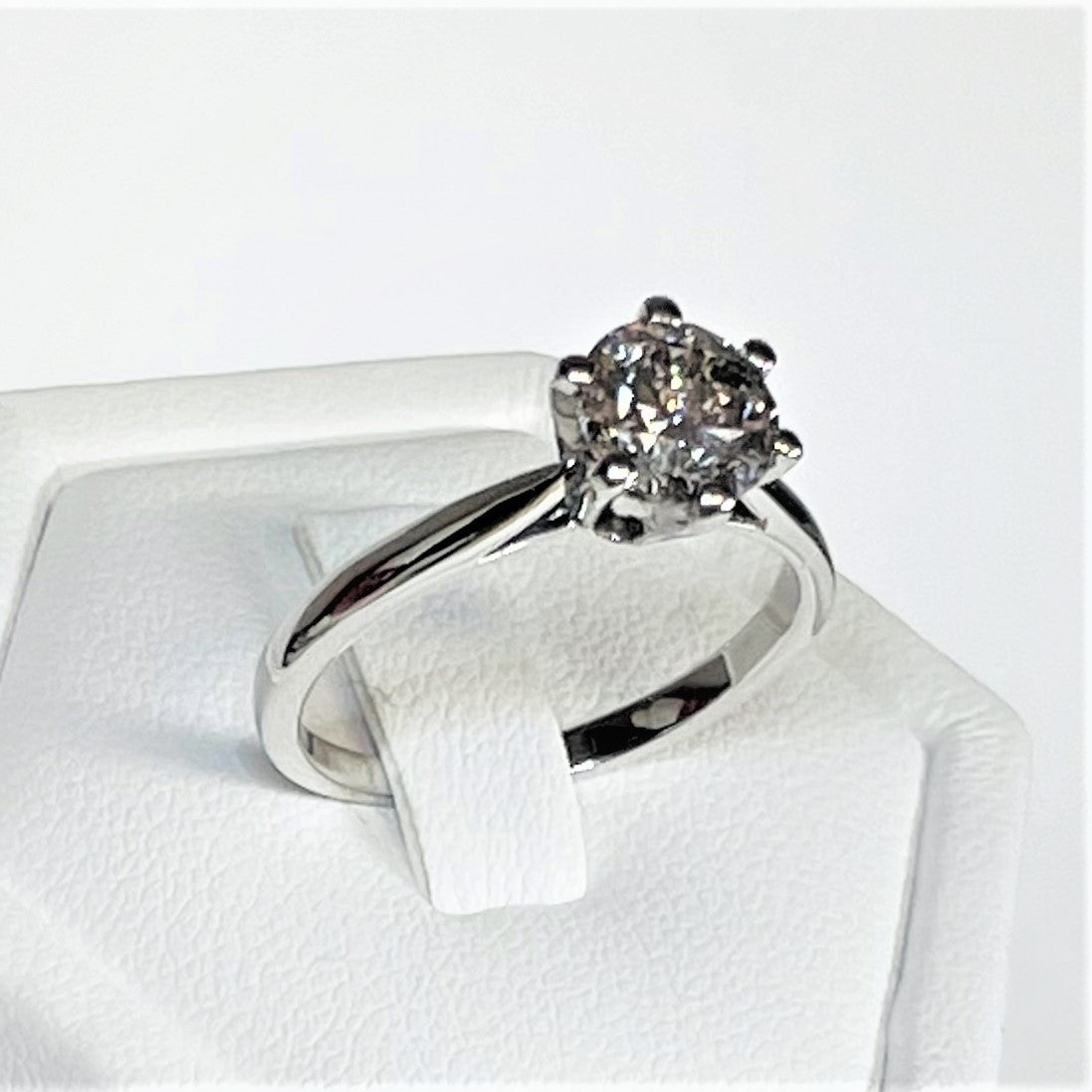 Bague Or blanc avec Diamant