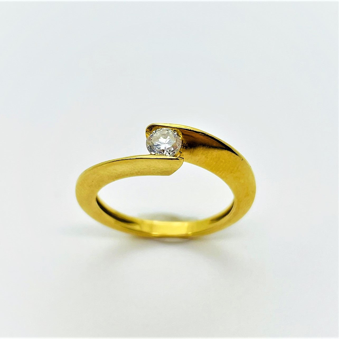 Bague Solitaire Diamant 0.23cts Or jaune