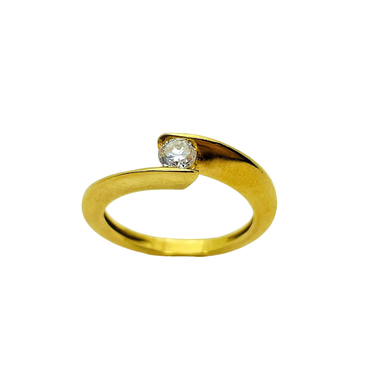 Bague Solitaire Diamant 0.23cts Or jaune