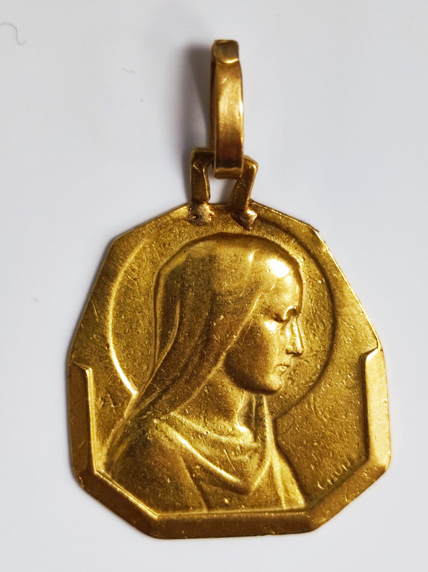 Pendentif Or Jaune Vierge Marie