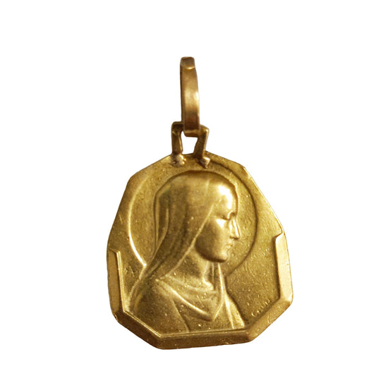 Pendentif Or Jaune Vierge Marie