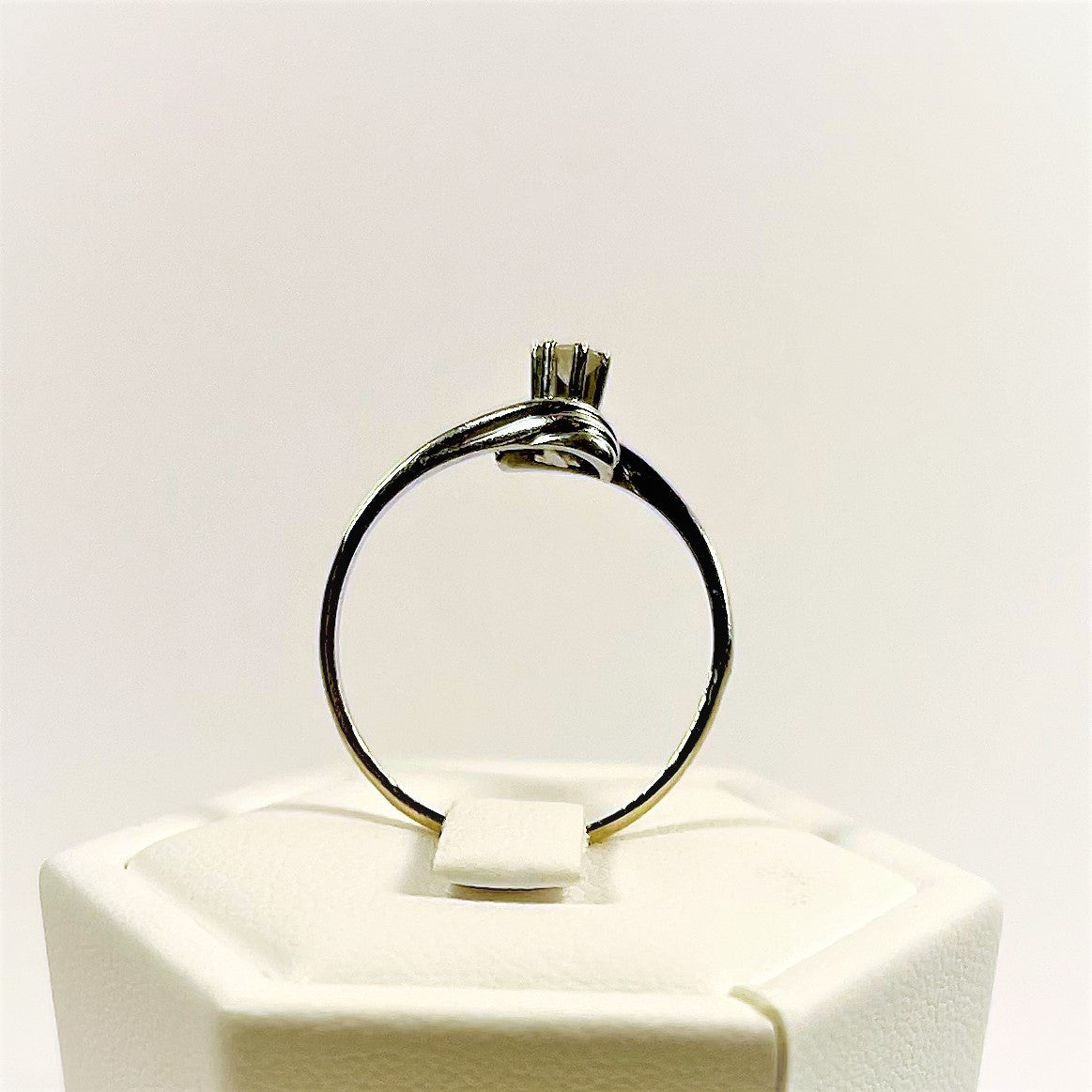 Bague Solitaire Diamant Or blanc