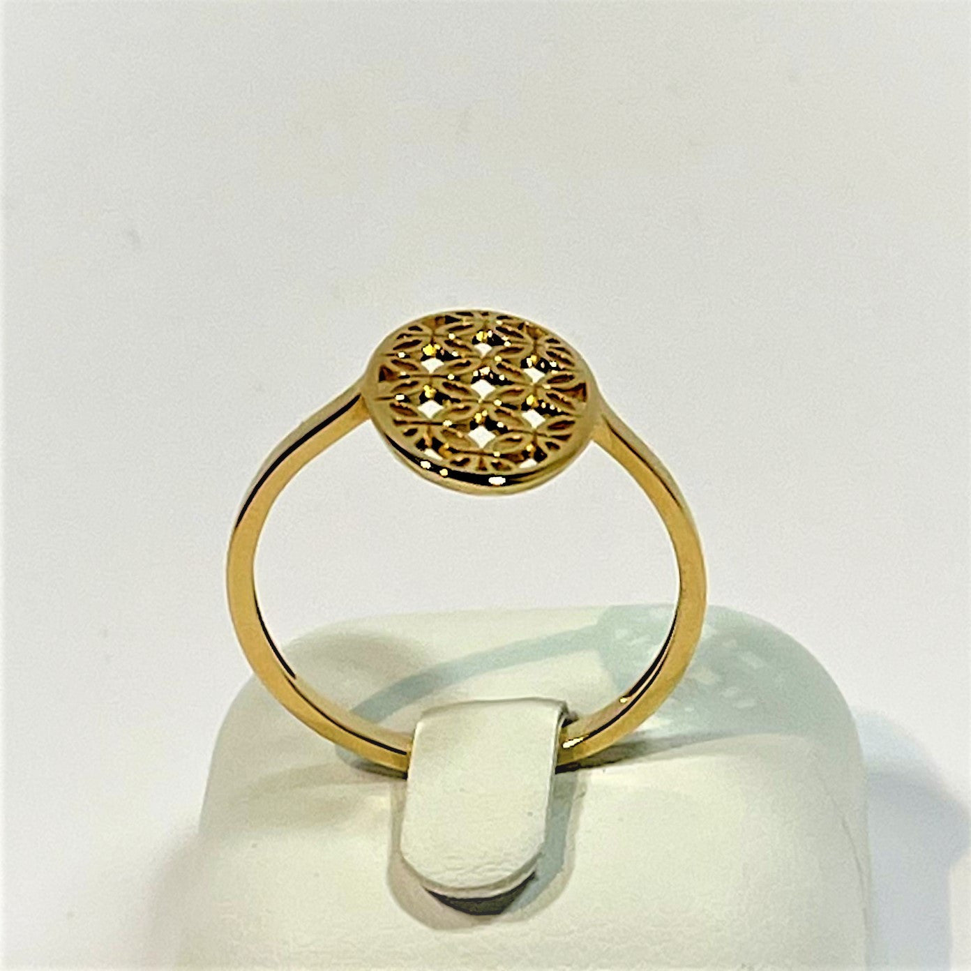 Bague à Motifs Or jaune