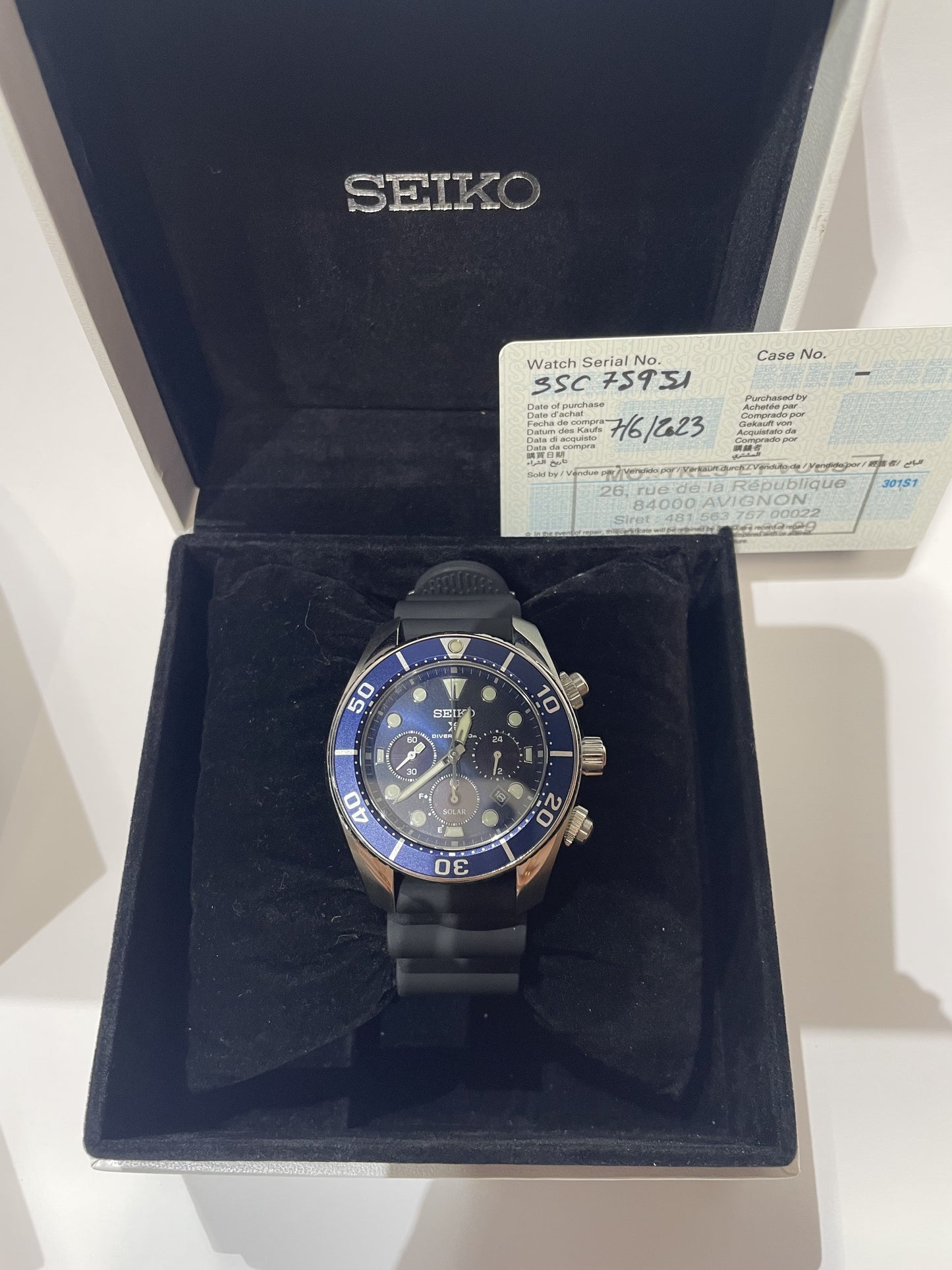 Montre Seiko Prospex Diver's