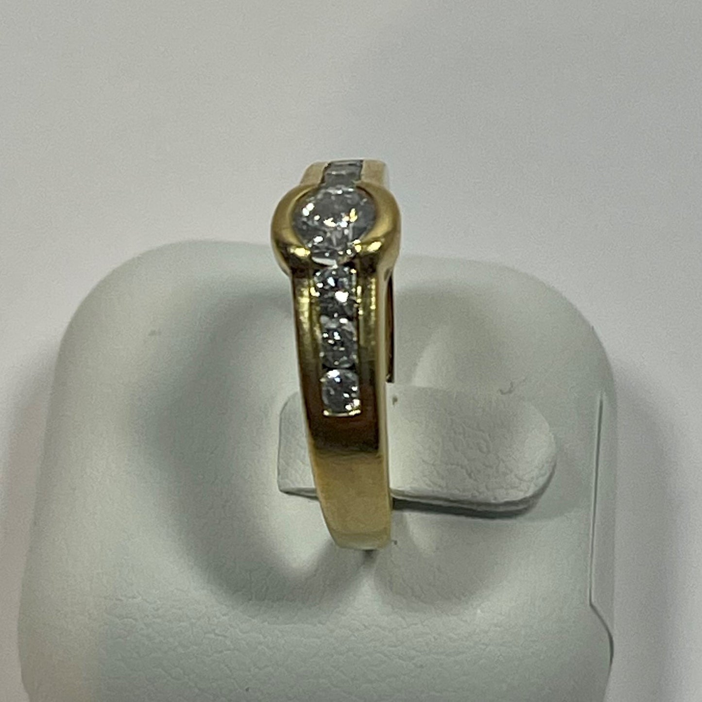 Bague Or Jaune avec Diamants