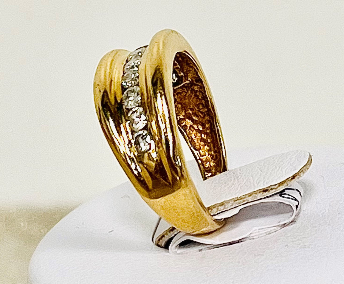 Bague Or Jaune avec Diamants