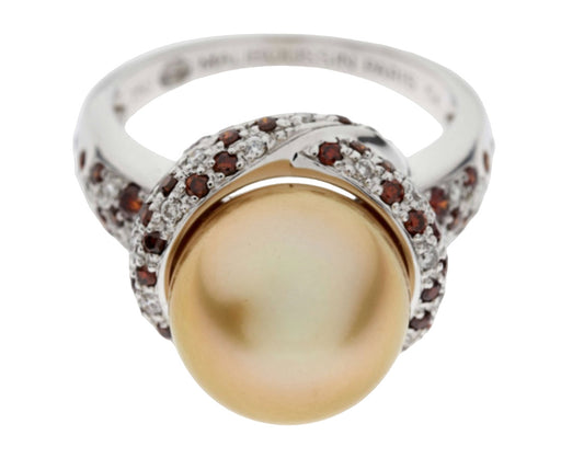 Bague Mauboussin « Perle d’or mon amour »