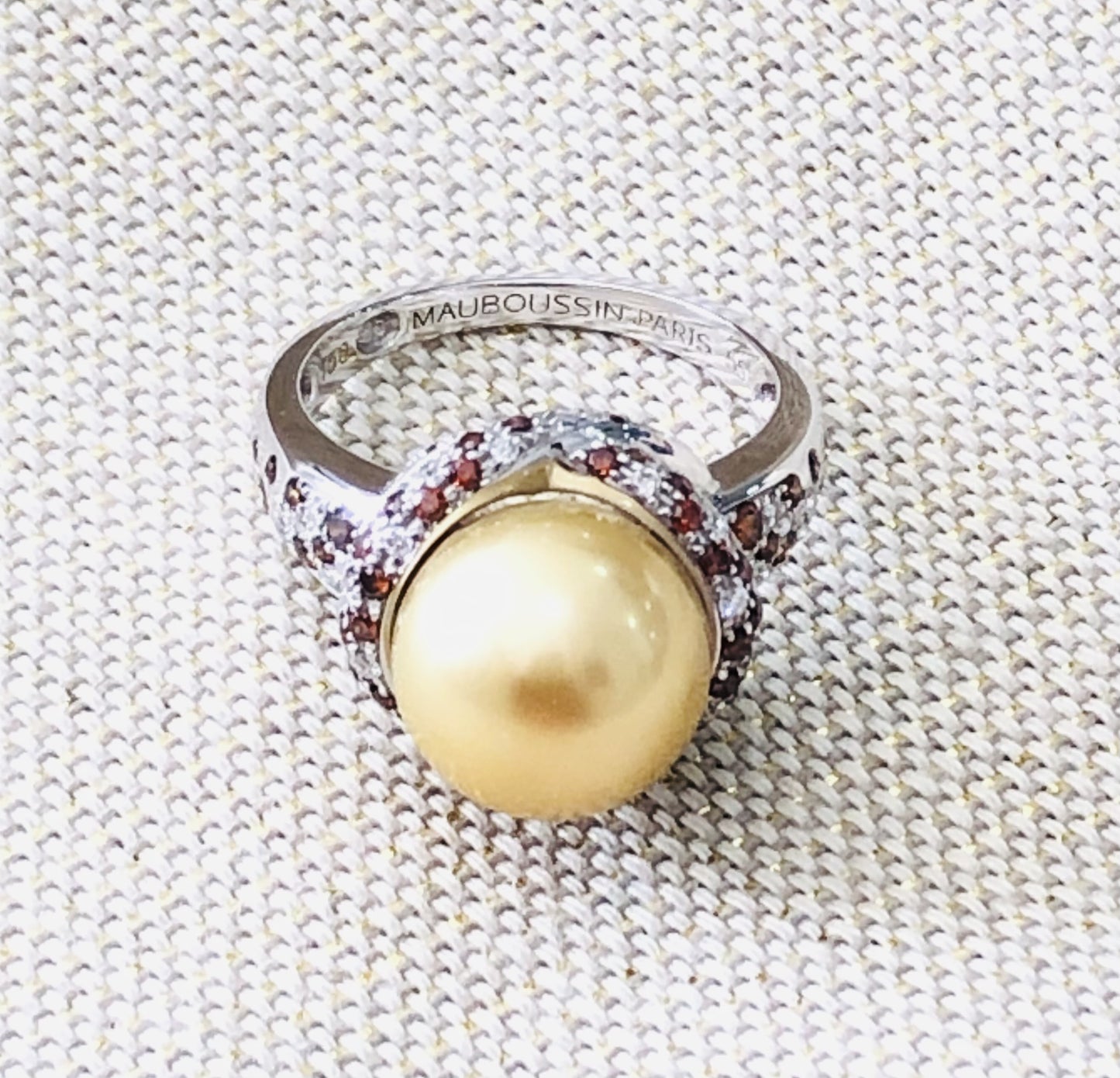 Bague Mauboussin « Perle d’or mon amour »