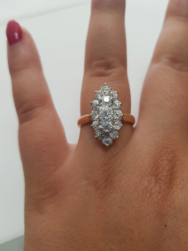 Bague Marquise Diamants