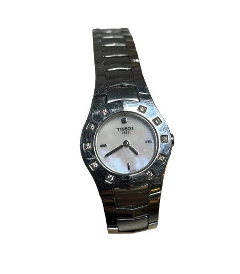 Montre Tissot Mother of Pearl et Diamond Bezel