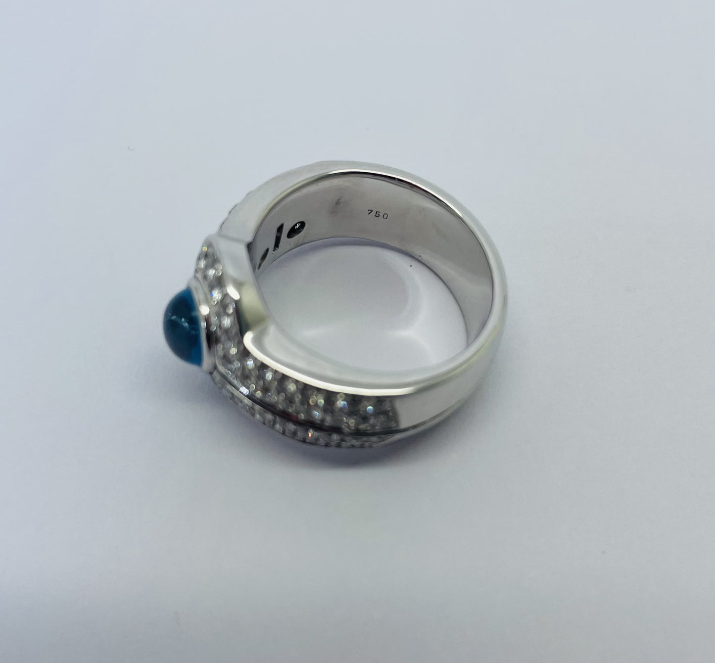 Bague Pavage Diamant et Topaze Di Modolo