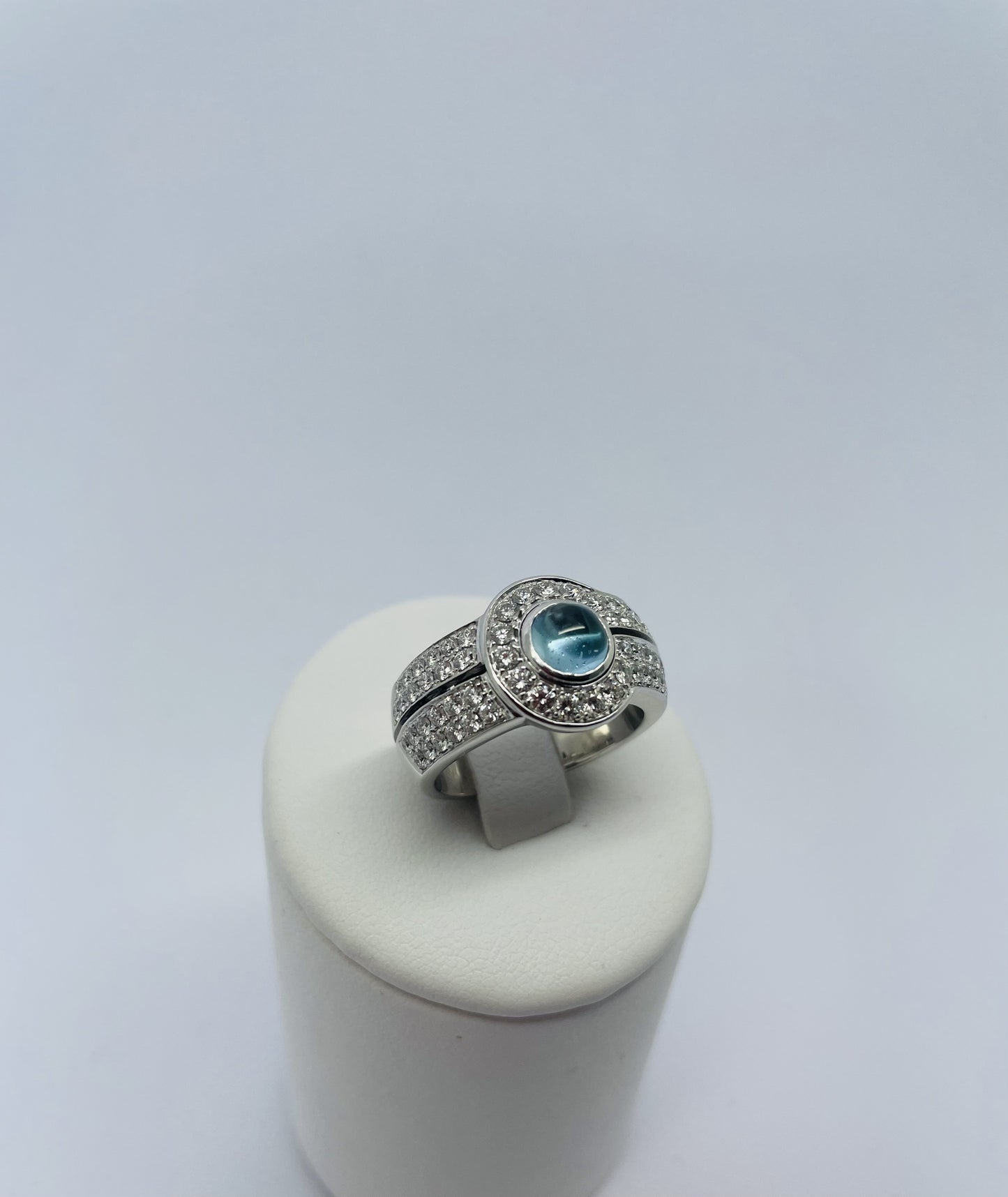 Bague Pavage Diamant et Topaze Di Modolo