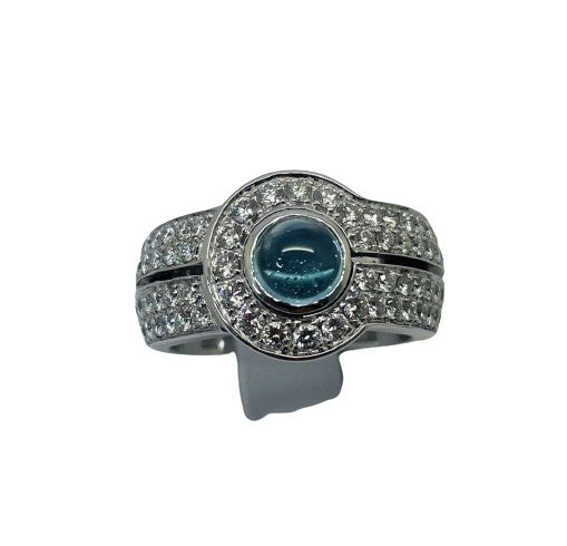 Bague Pavage Diamant et Topaze Di Modolo