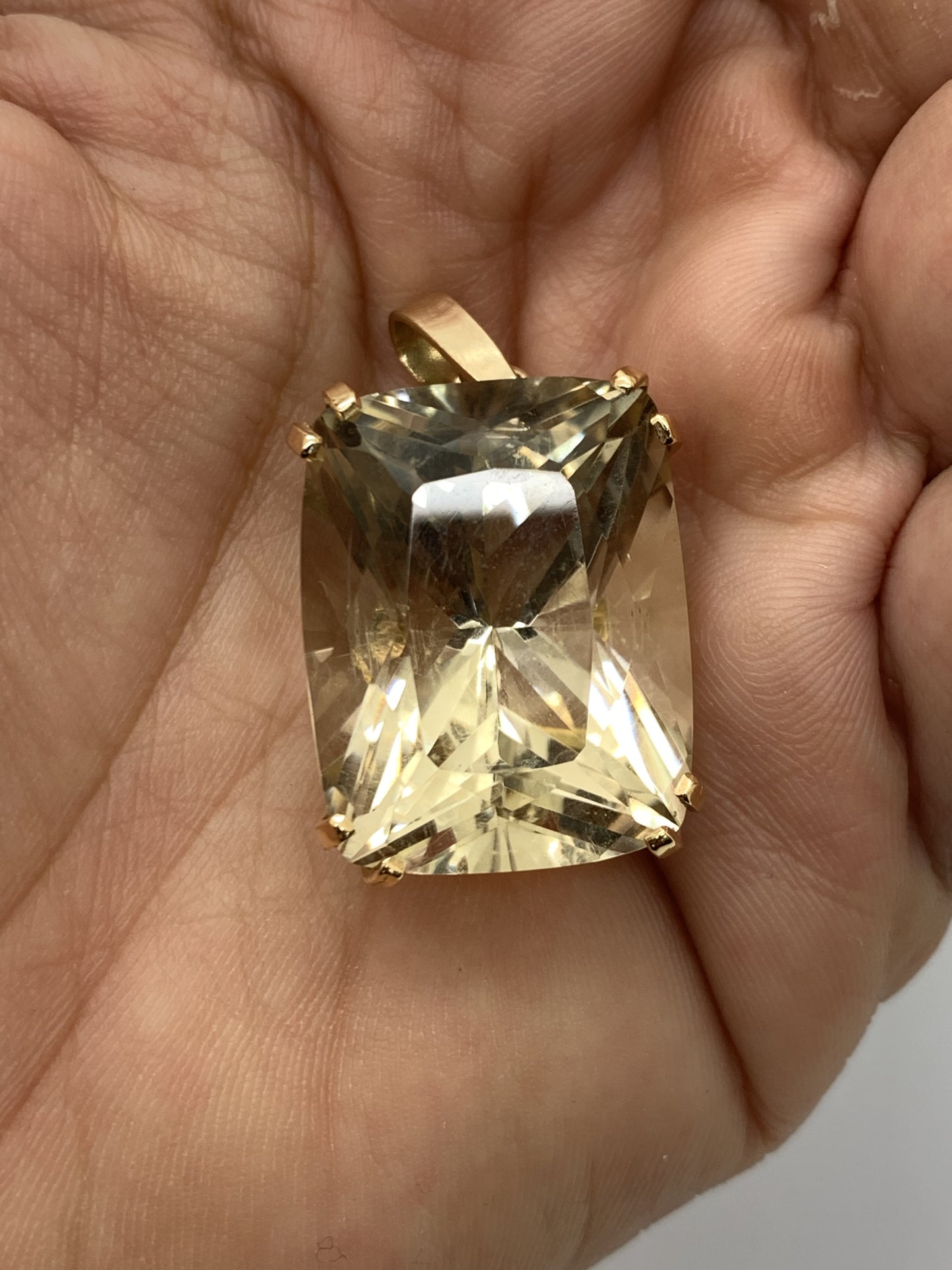 Pendentif Citrine Fumée