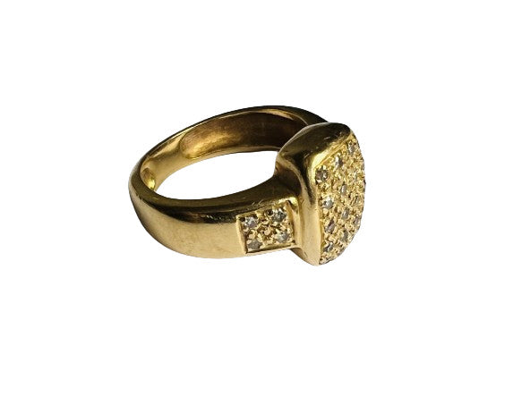 Bague Or Jaune avec Diamant