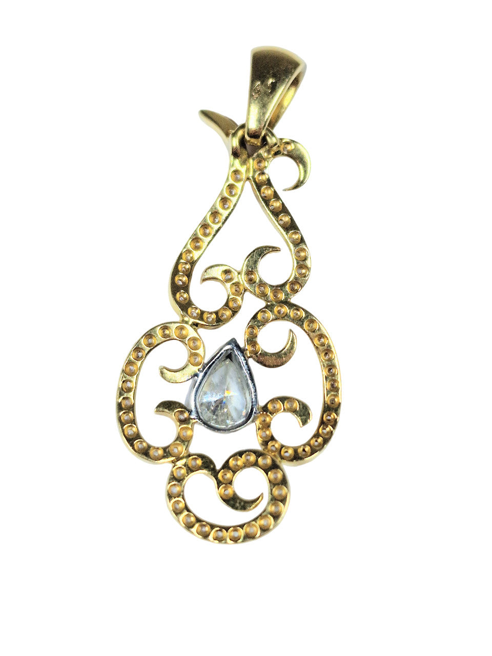 Pendentif Or jaune 103 Diamants