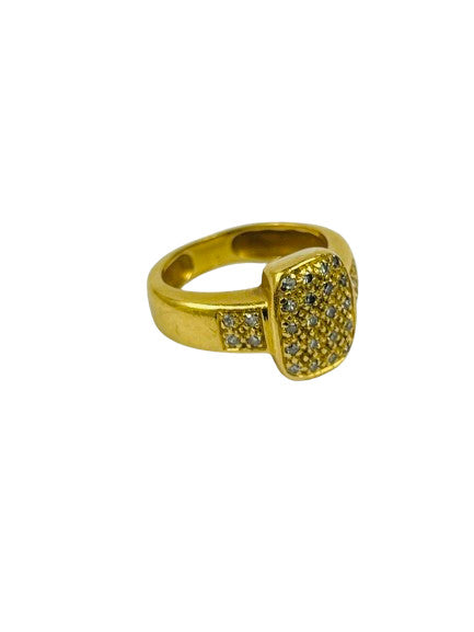 Bague Or Jaune avec Diamant