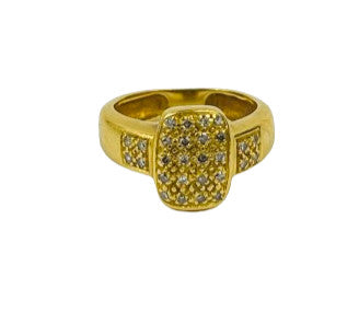 Bague Or Jaune avec Diamant