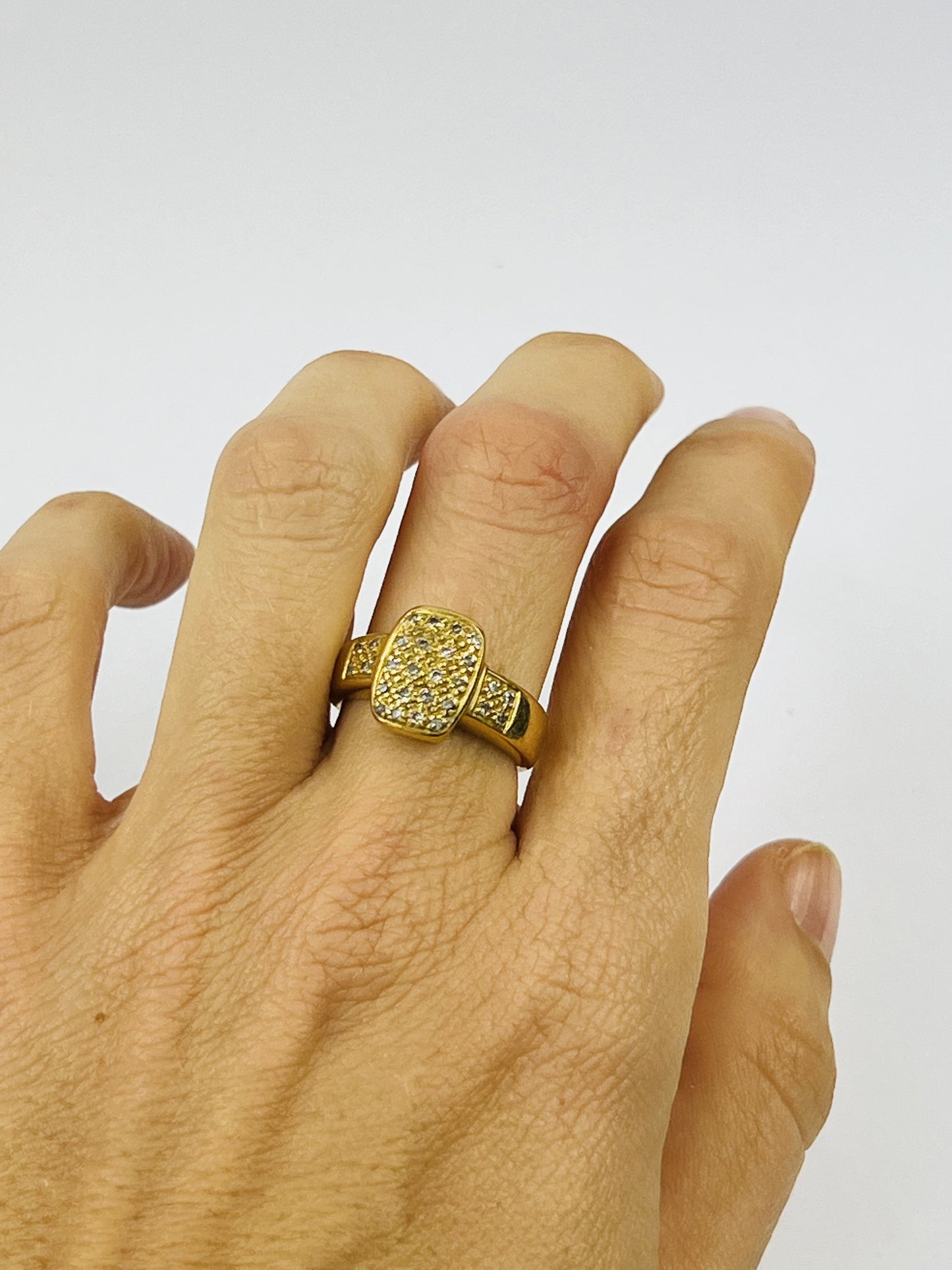 Bague Or Jaune avec Diamant