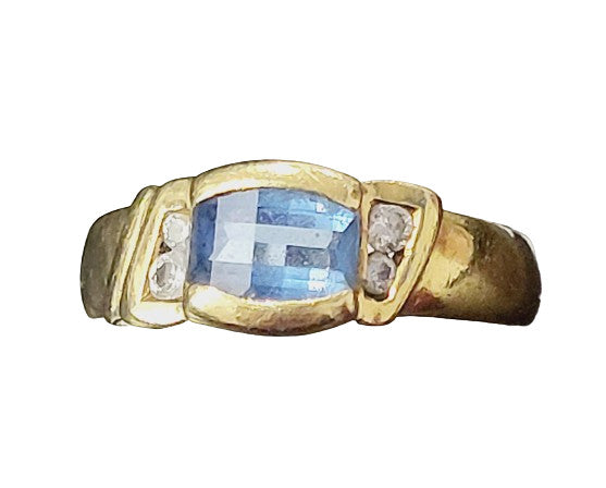 Bague  Pierre Bleue