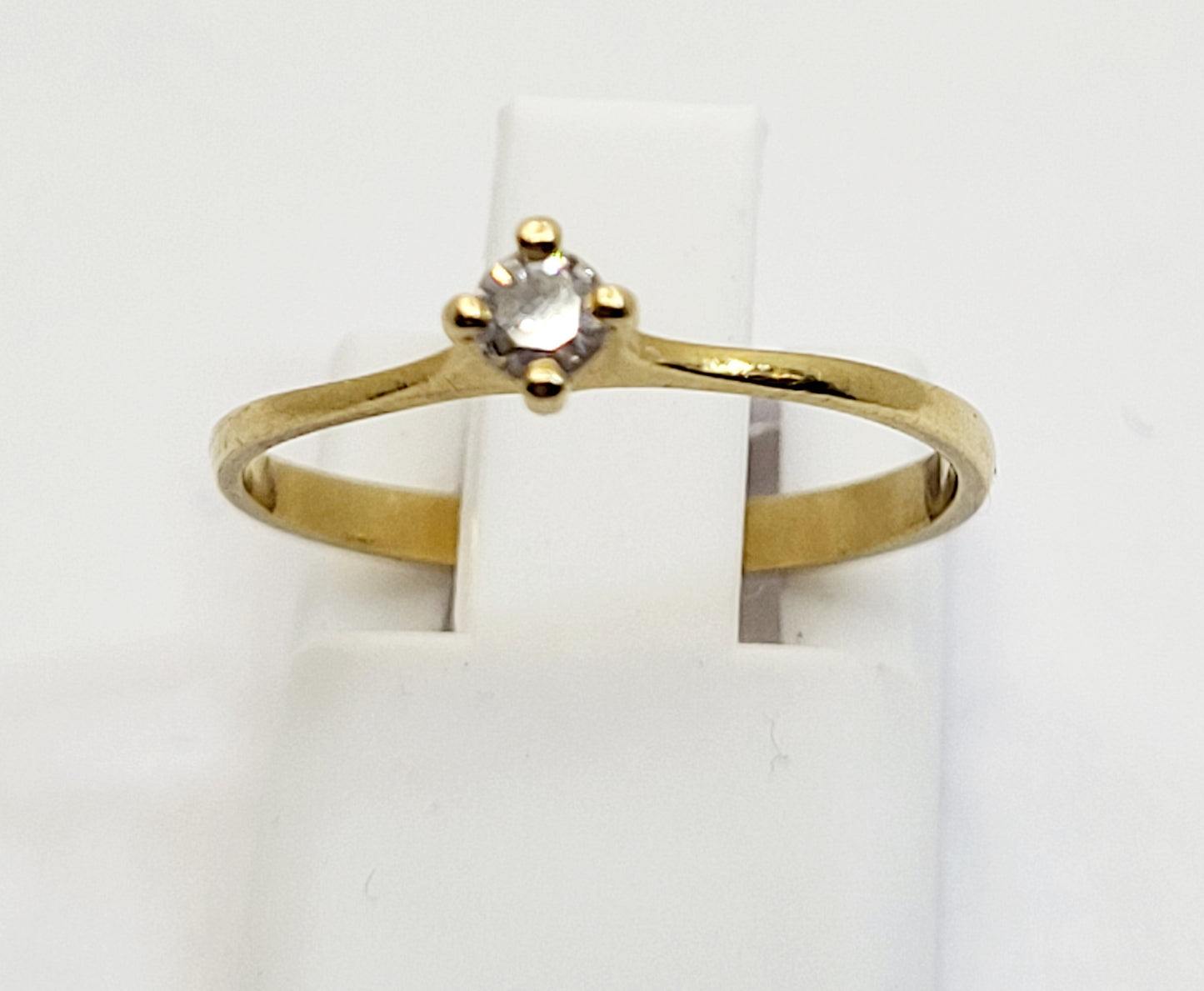 Bague Solitaire 0.10cts