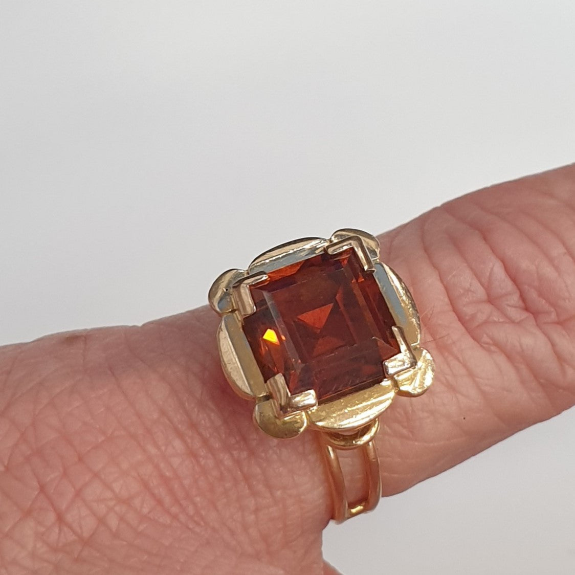 Bague Or avec Ambre