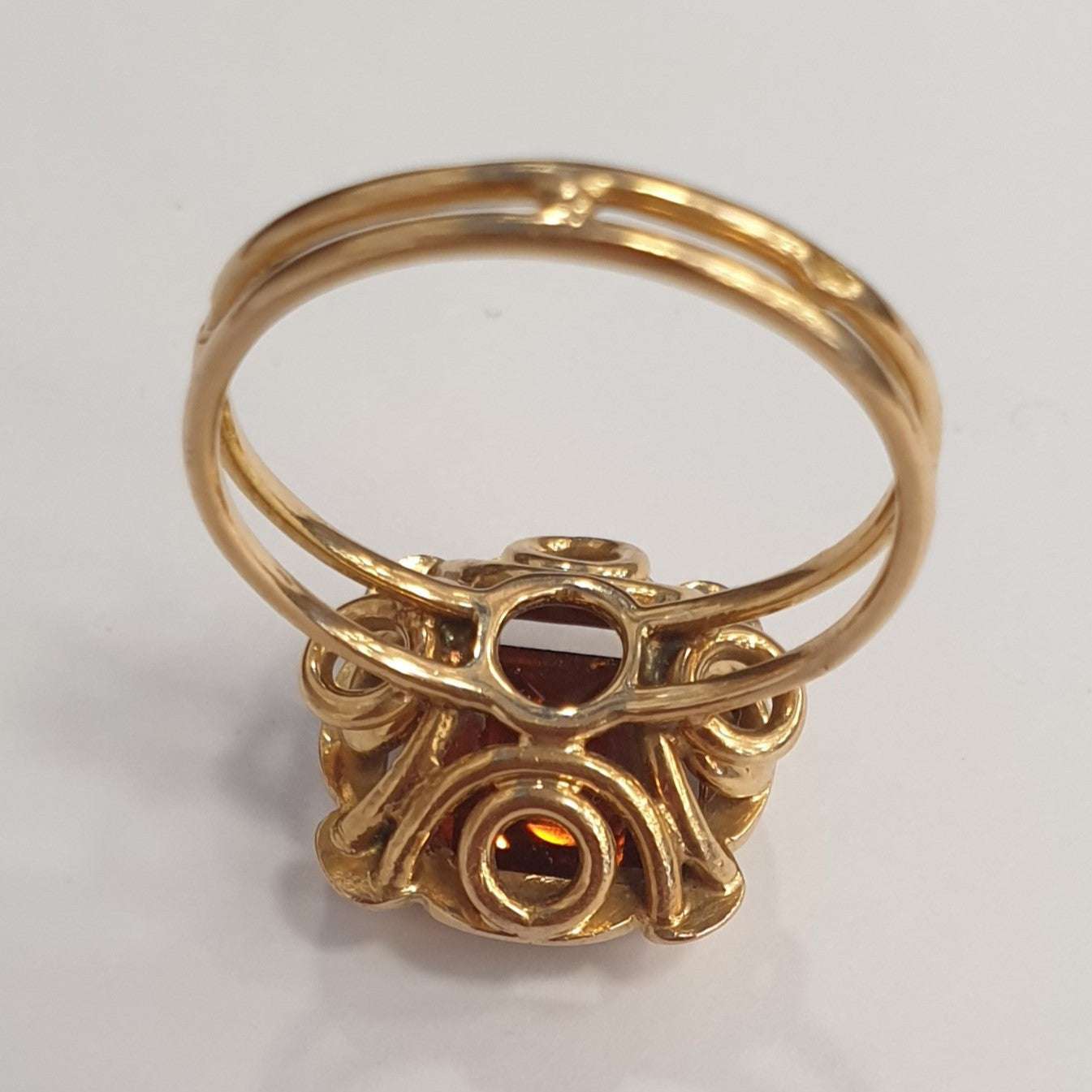 Bague Or avec Ambre