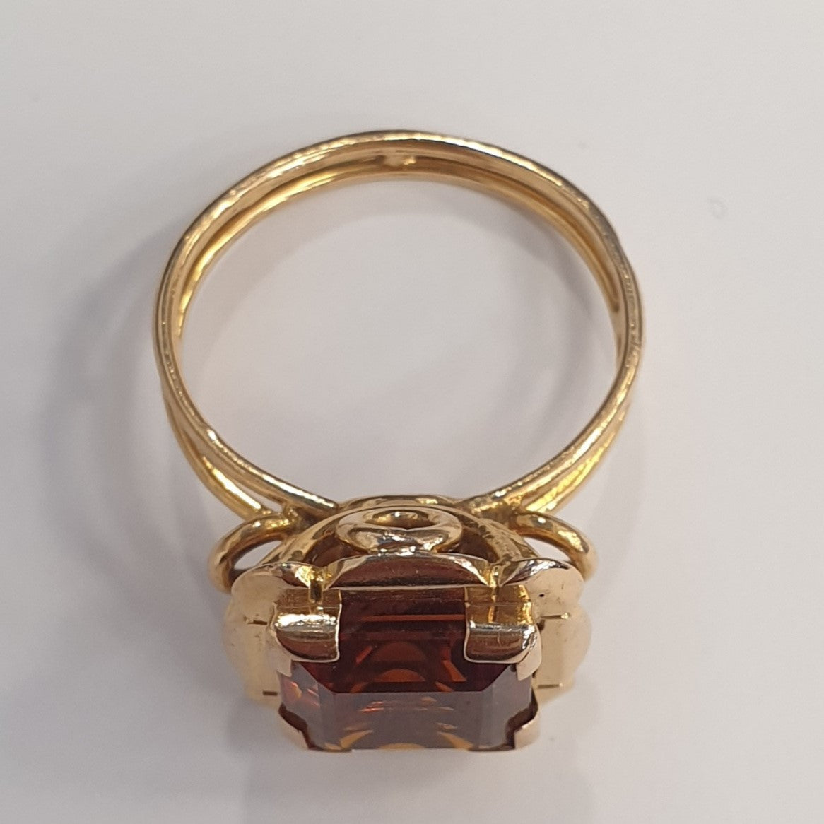 Bague Or avec Ambre