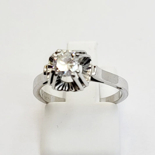 Bague Or avec Diamant 0.40ct