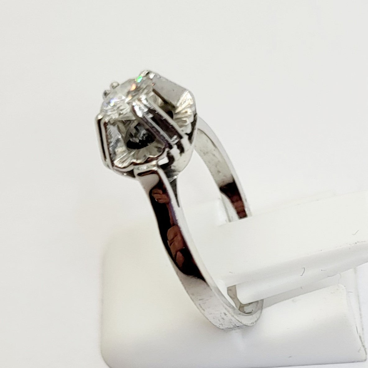 Bague Or avec Diamant 0.40ct