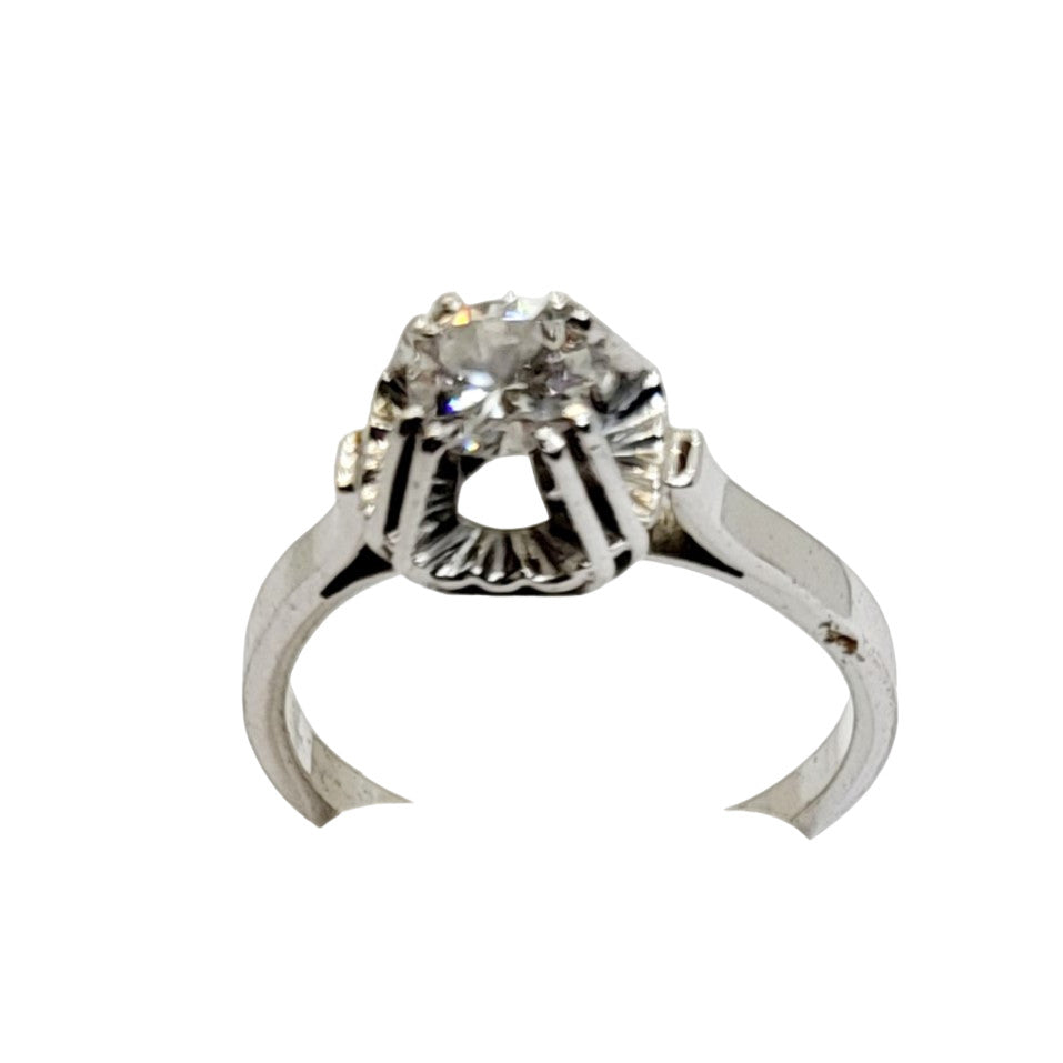 Bague Or avec Diamant 0.40ct