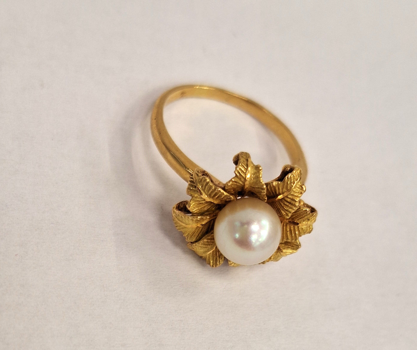 Bague Fleur Perle