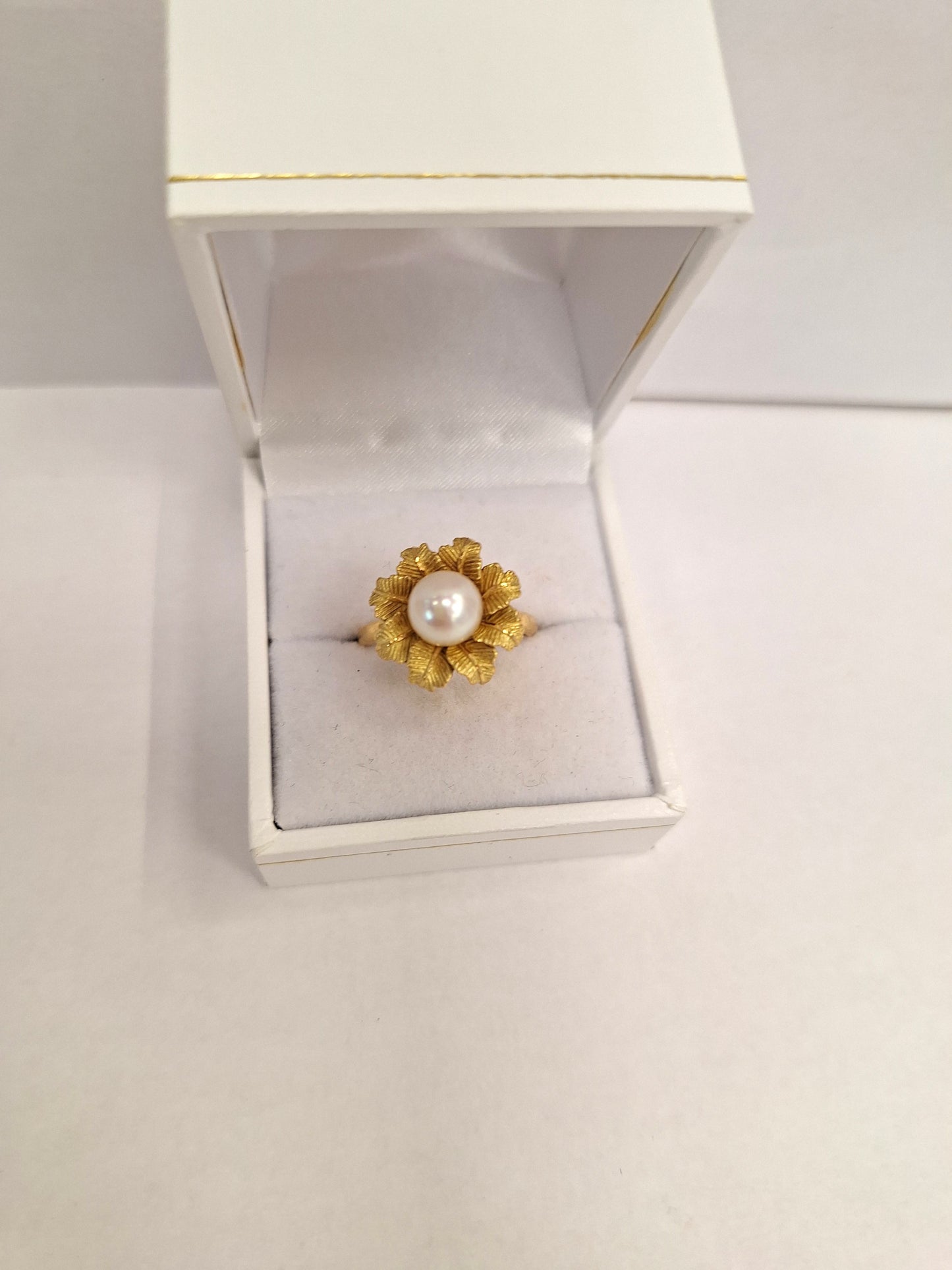 Bague Fleur Perle