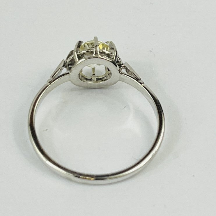 Bague Or avec Diamant Solitaire