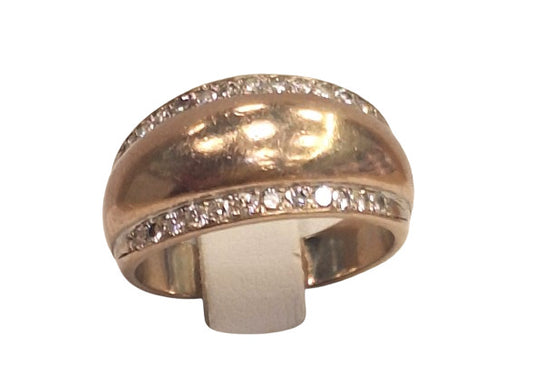 Bague Jonc avec Diamants