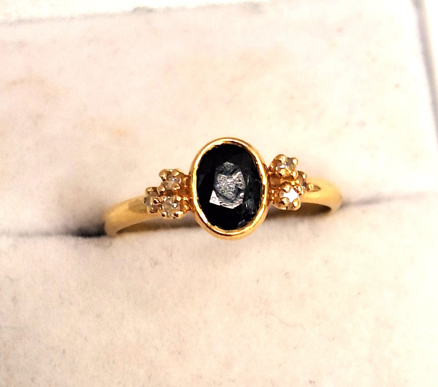 Bague Saphir et Diamants