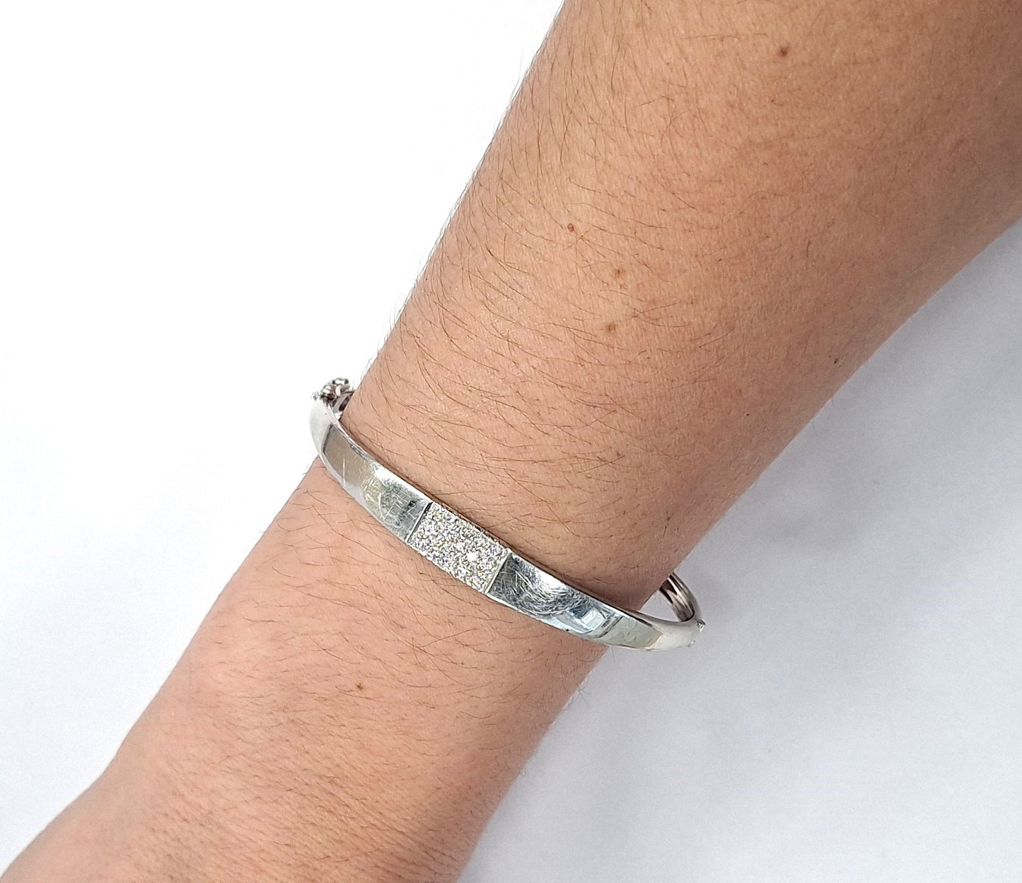 Bracelet Rigide Diamants