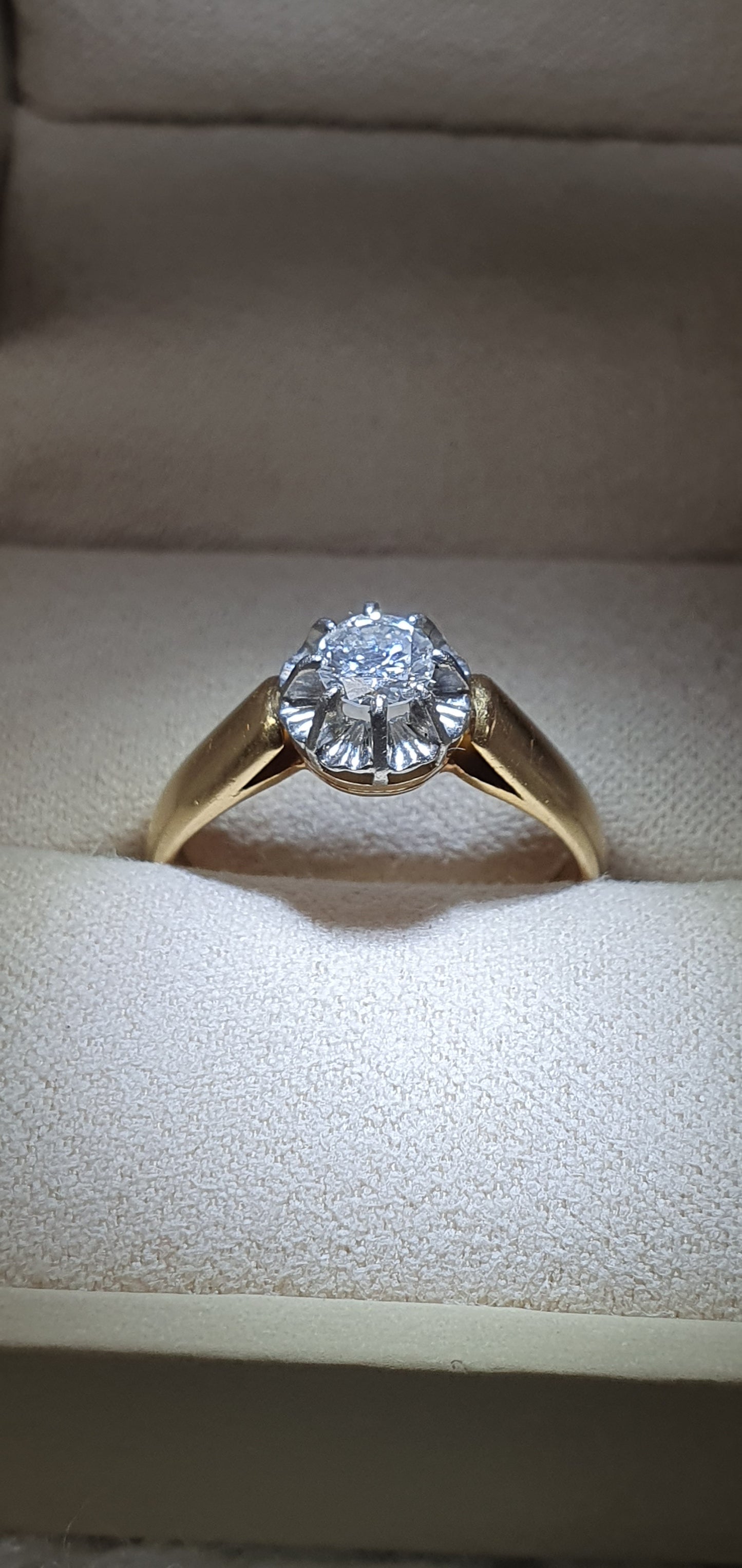 Bague Solitaire 0.20cts