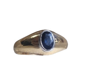 Bague Chevalière Saphir