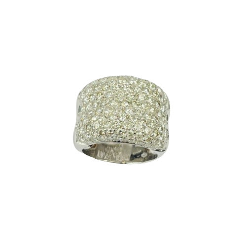 Bague Bandeau Pavage Diamants