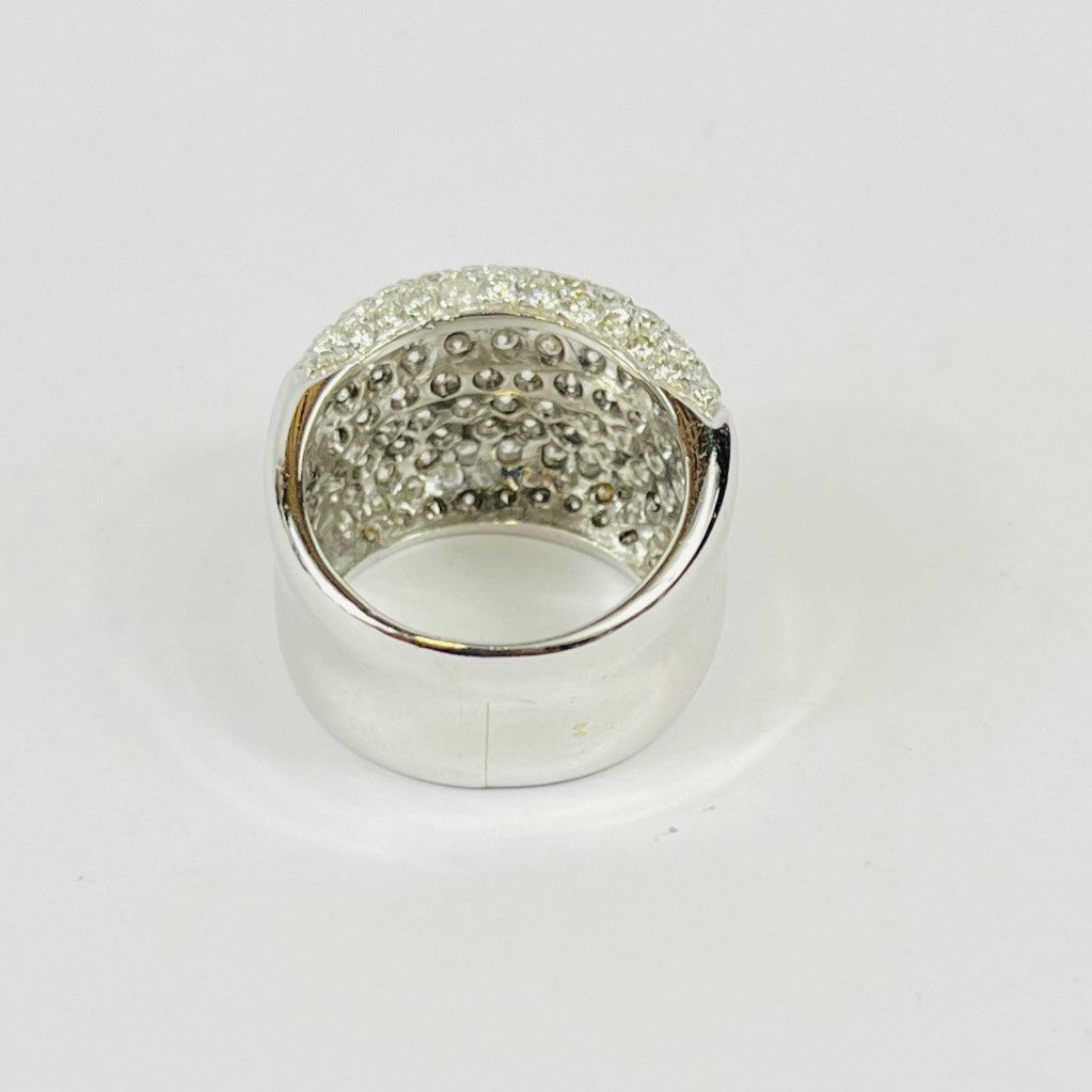 Bague Bandeau Pavage Diamants