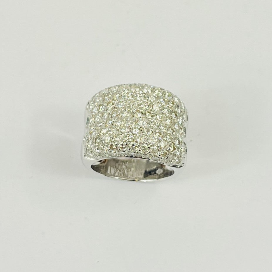 Bague Bandeau Pavage Diamants