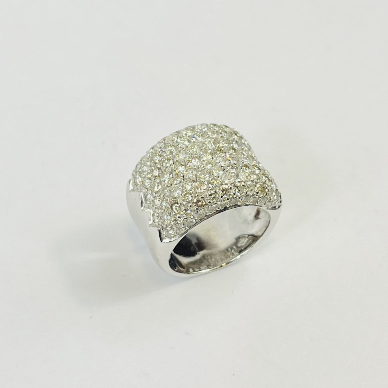 Bague Bandeau Pavage Diamants