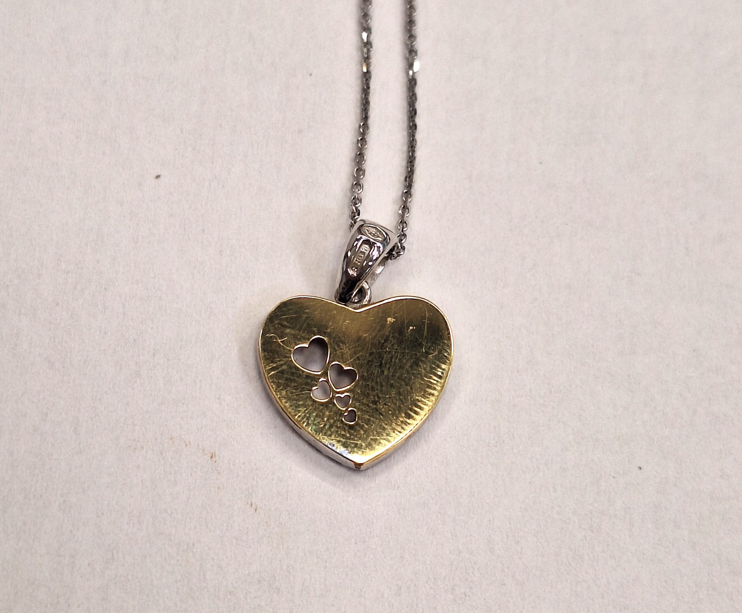 Collier 2 Ors et Pendentif Coeur