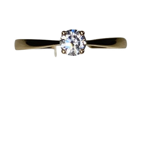 Bague Solitaire 1 oxyde de zirconium