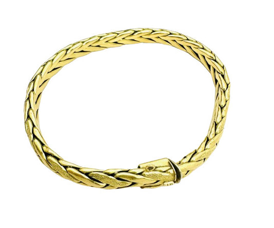 Bracelet Or Maille Palmier