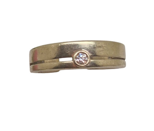 Bague Alliance avec Diamant